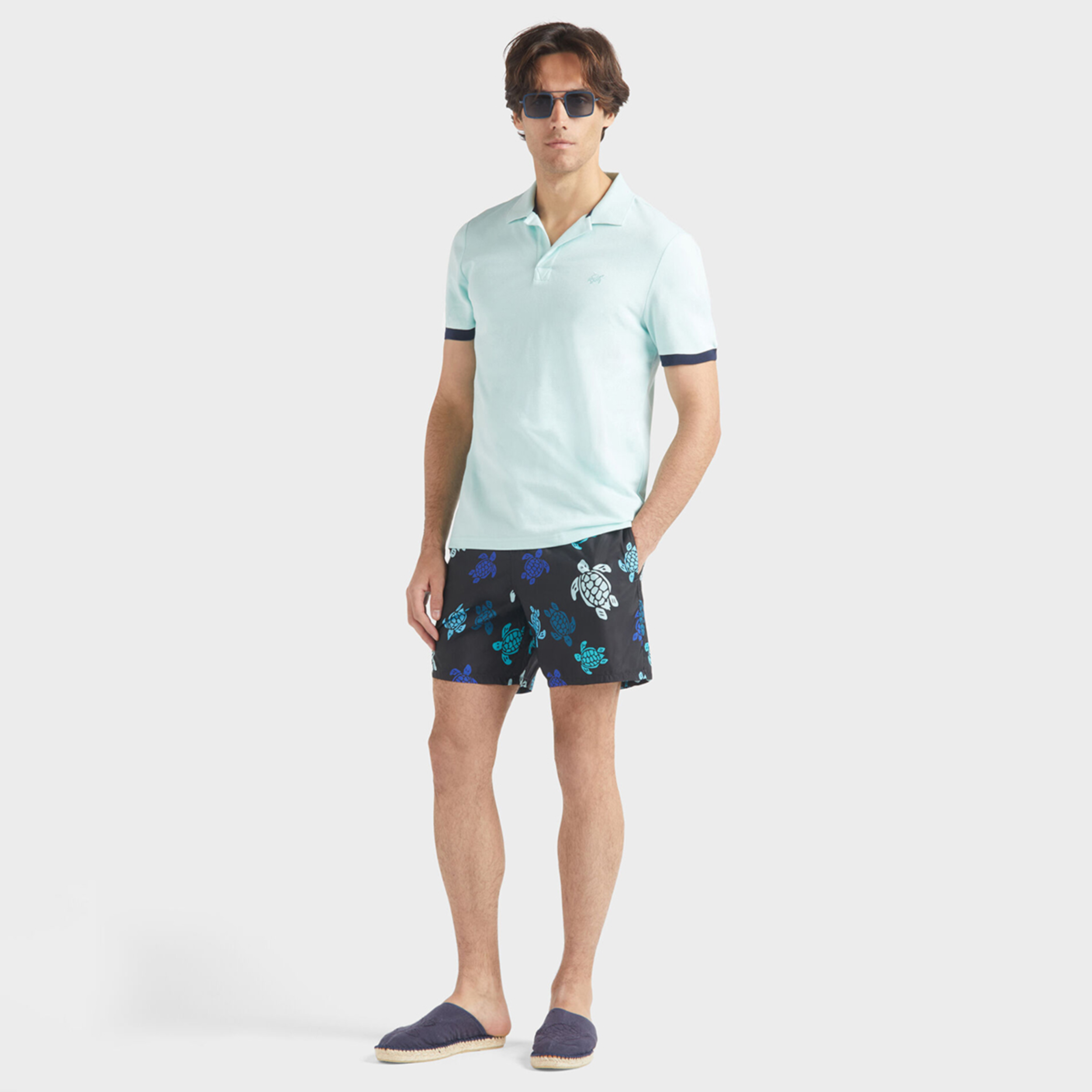 Resim Erkek Tortues Multicolores Mahina Mayo MAHAJ336-990 | Vilebrequin