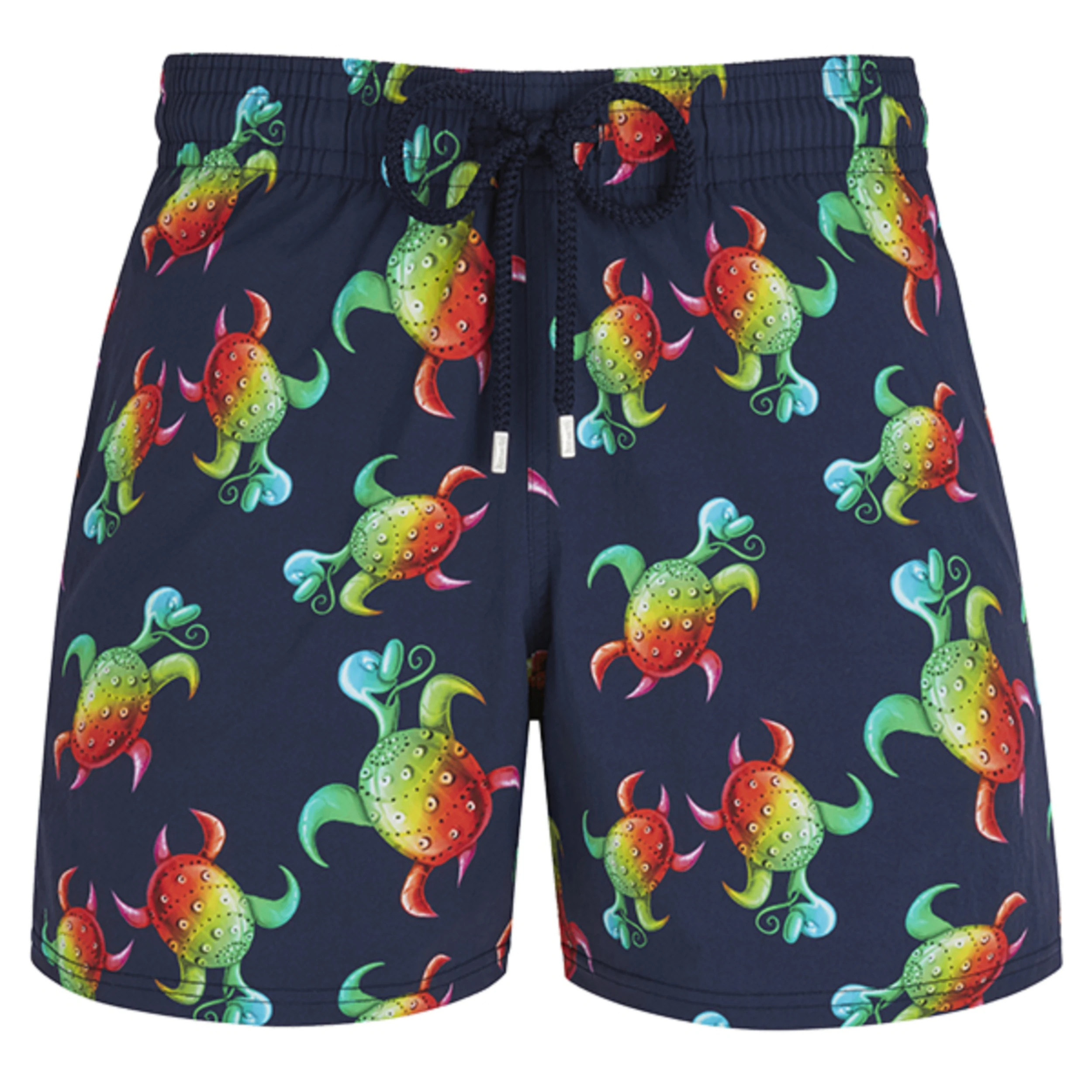 Resim Erkek Tortues Rainbow Multicolor - Vilebrequin x Kenny Scharf Moorise Mayo Lacivert MSOH2F54-390 | Vilebrequin