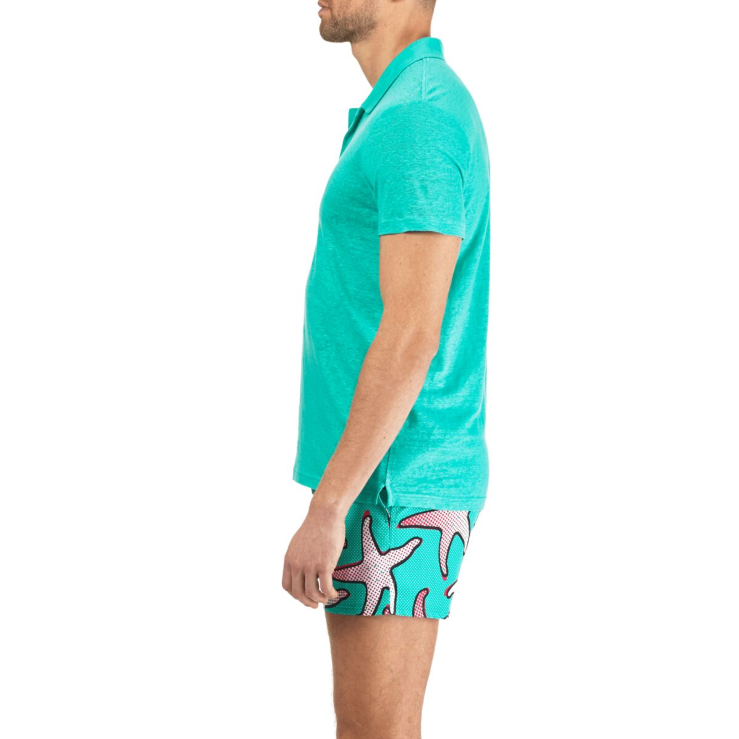 Resim Erkek Pyramid Yeşil Polo PYR8603H-408 | Vilebrequin
