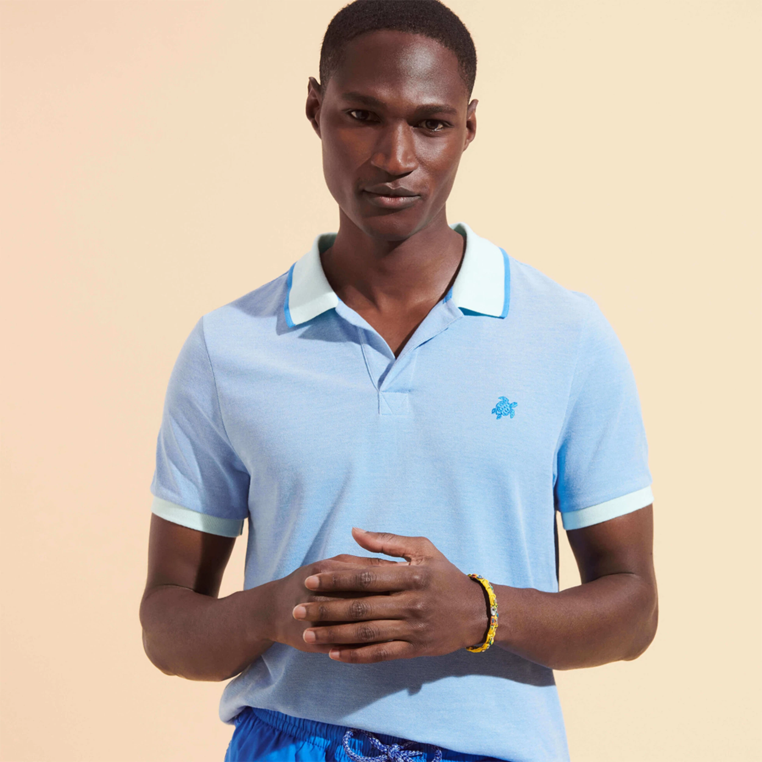 Resim Erkek Palatin Polo Mavi PLTU3N02-373 | Vilebrequin