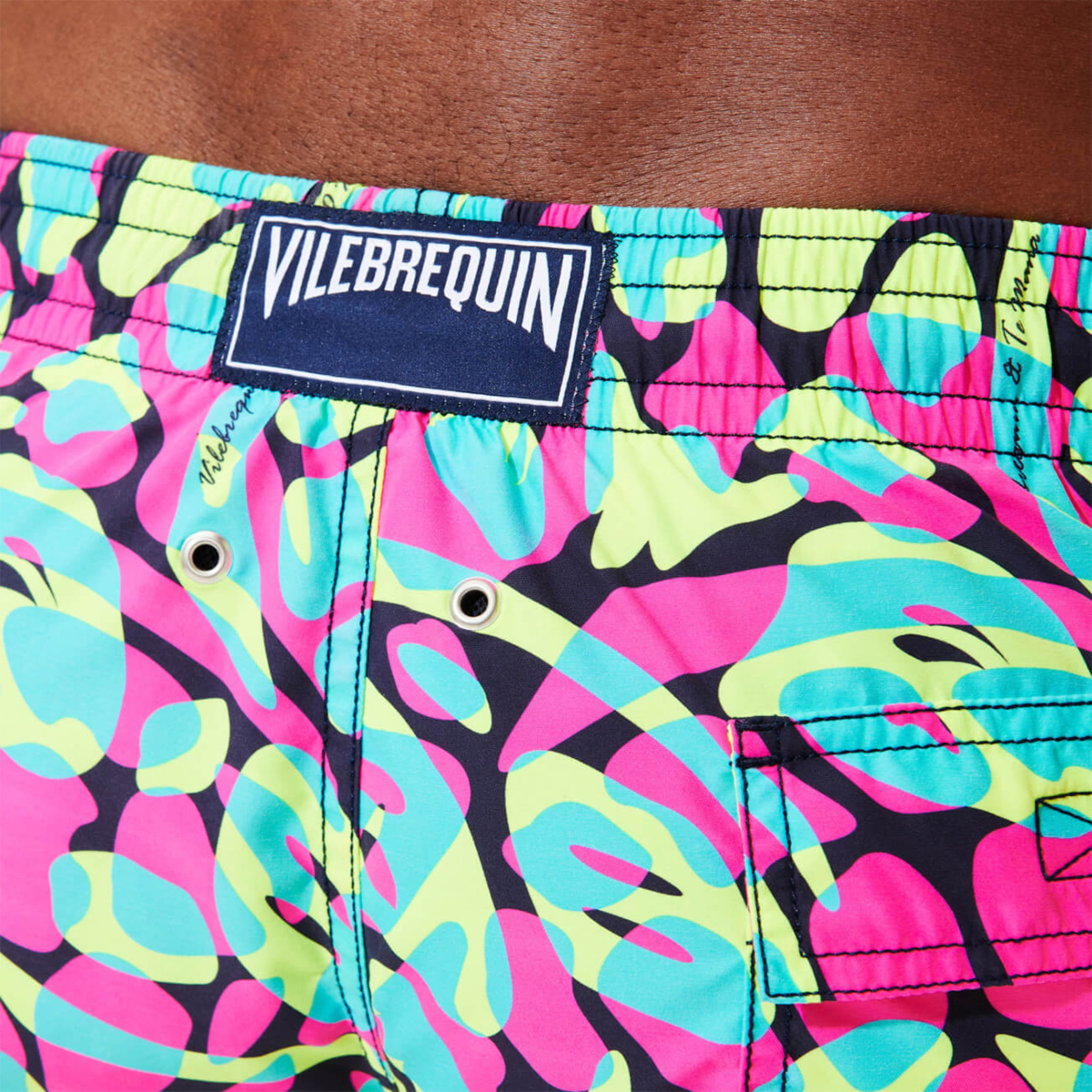 Resim Erkek 2021 Neo Turtles Moorea Mayo Lacivert MOOH1B21-390 | Vilebrequin