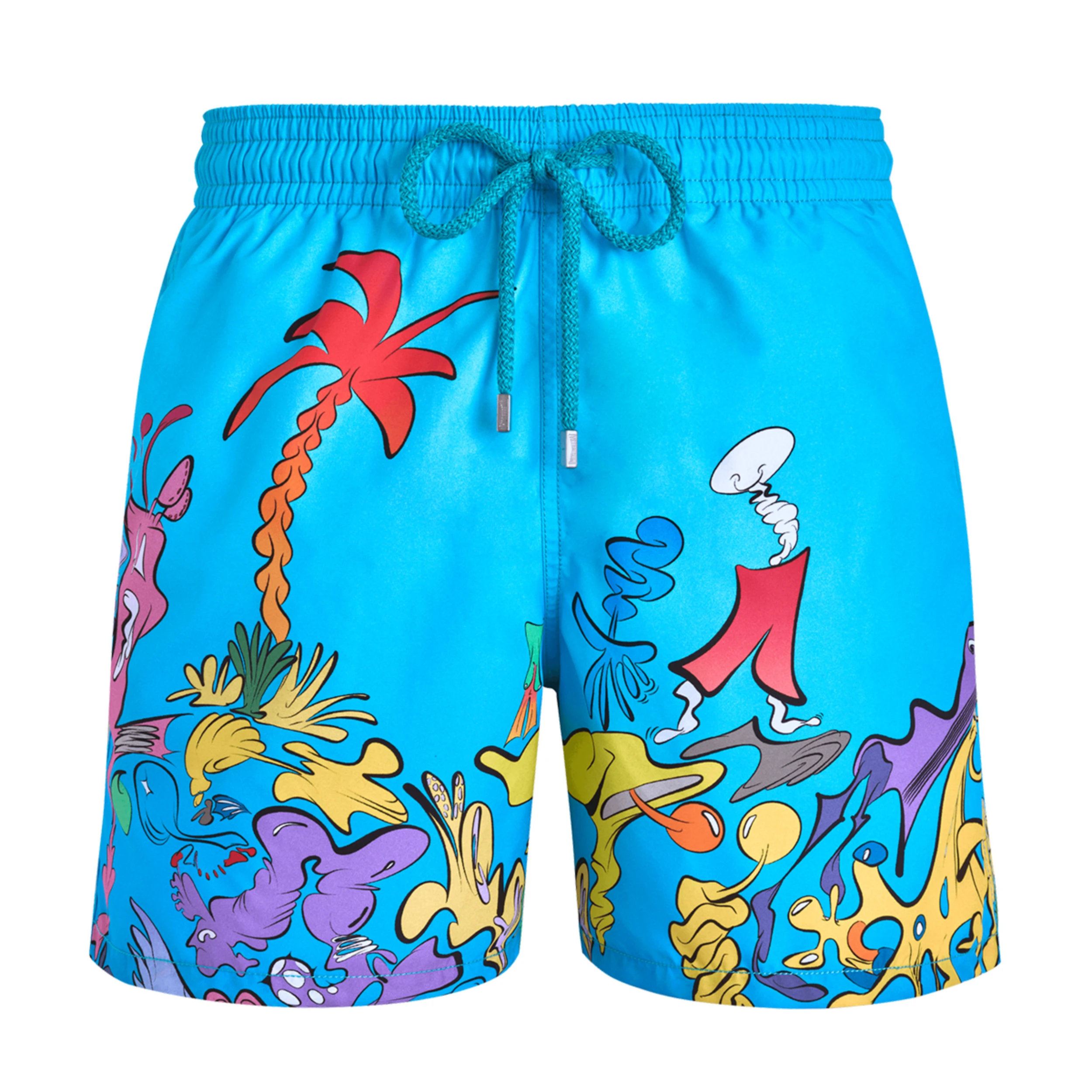 Resim Erkek Fond Marins Moopea Mayo Mavi MPAAB370-399 | Vilebrequin