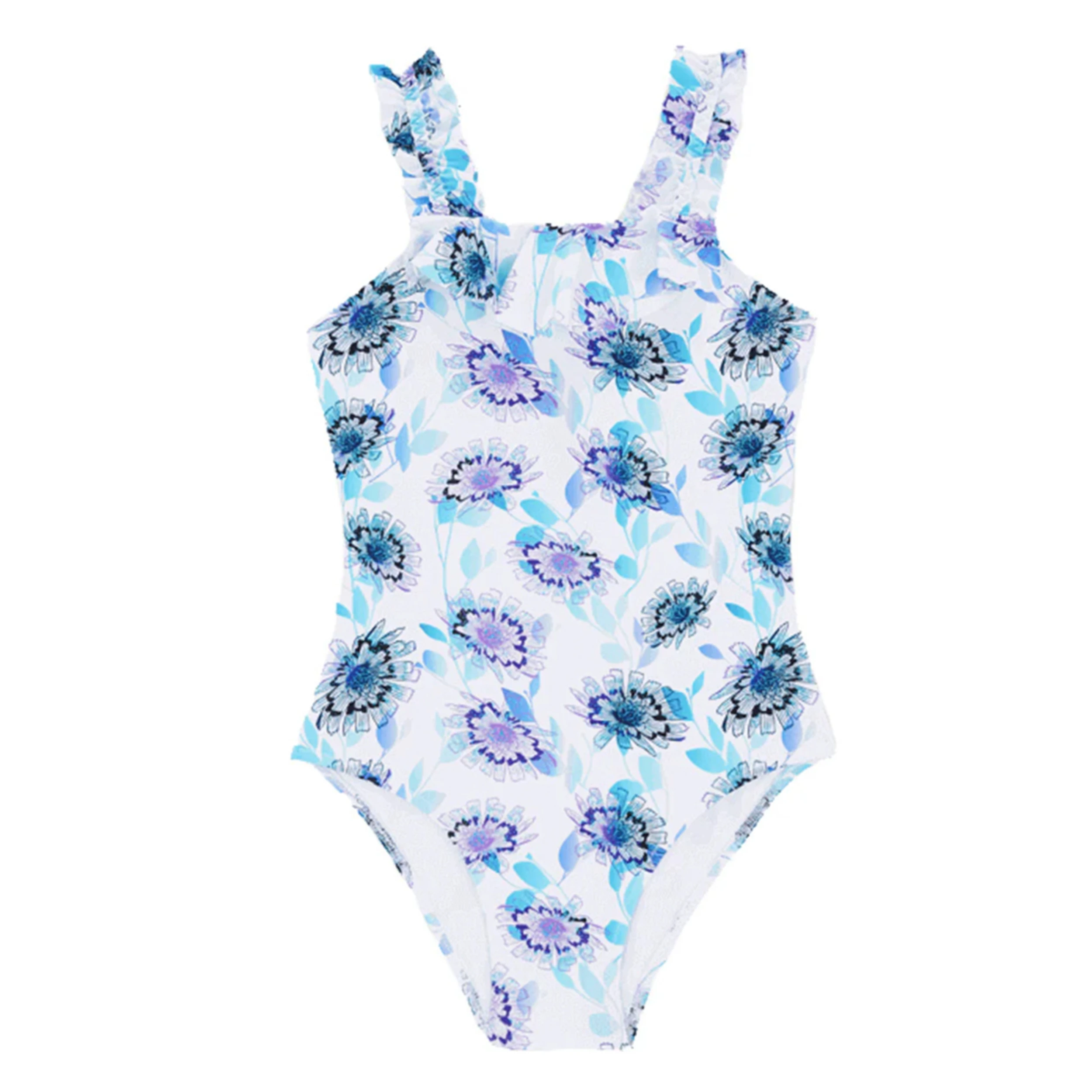 Resim Kız Çocuk Flash Flowers Giny Mayo Mavi INYC3H28-354 | Vilebrequin