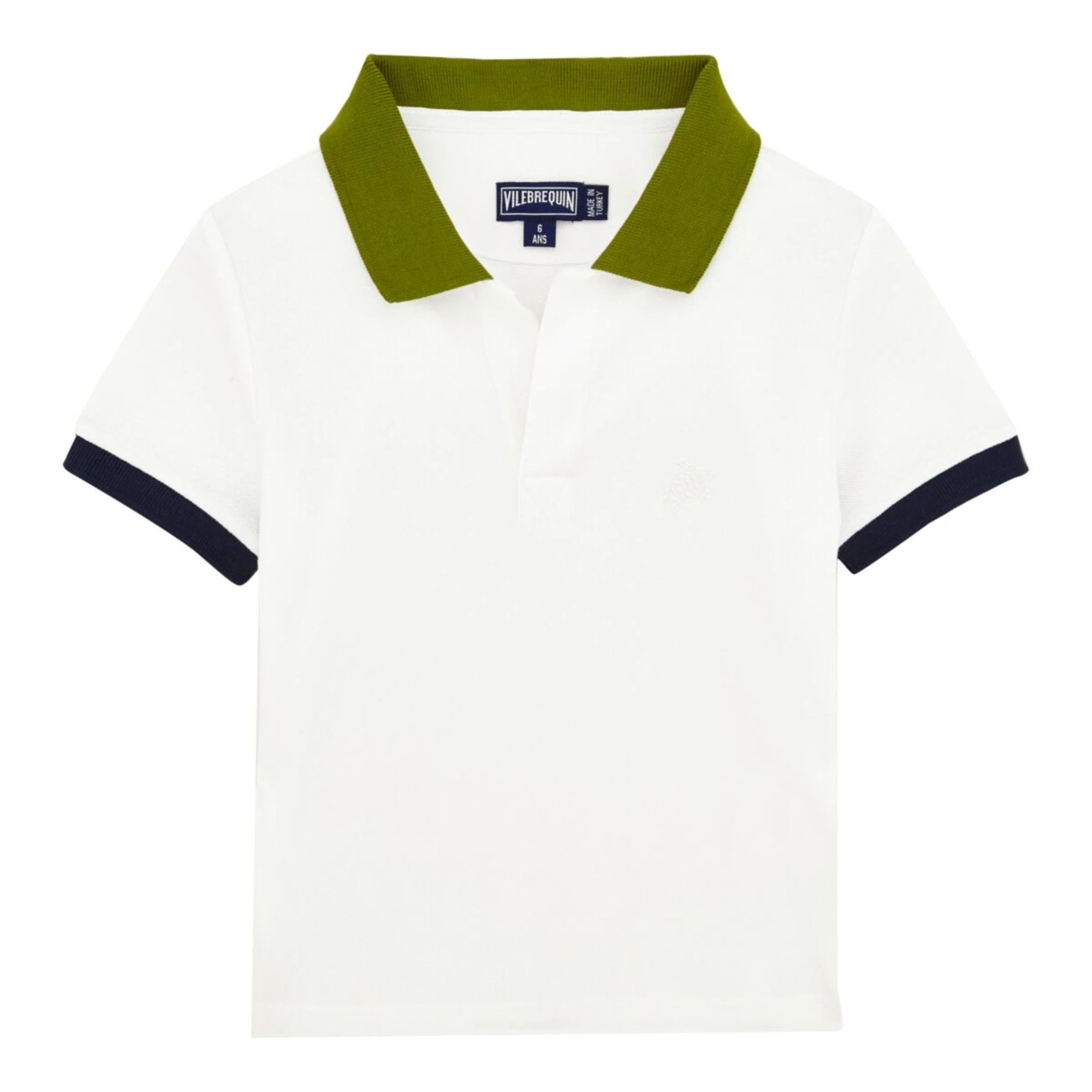 Resim Erkek Çocuk Pantin Polo Beyaz PNT8562H-010 | Vilebrequin