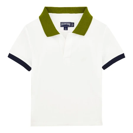 Resim Erkek Çocuk Pantin Polo Beyaz
