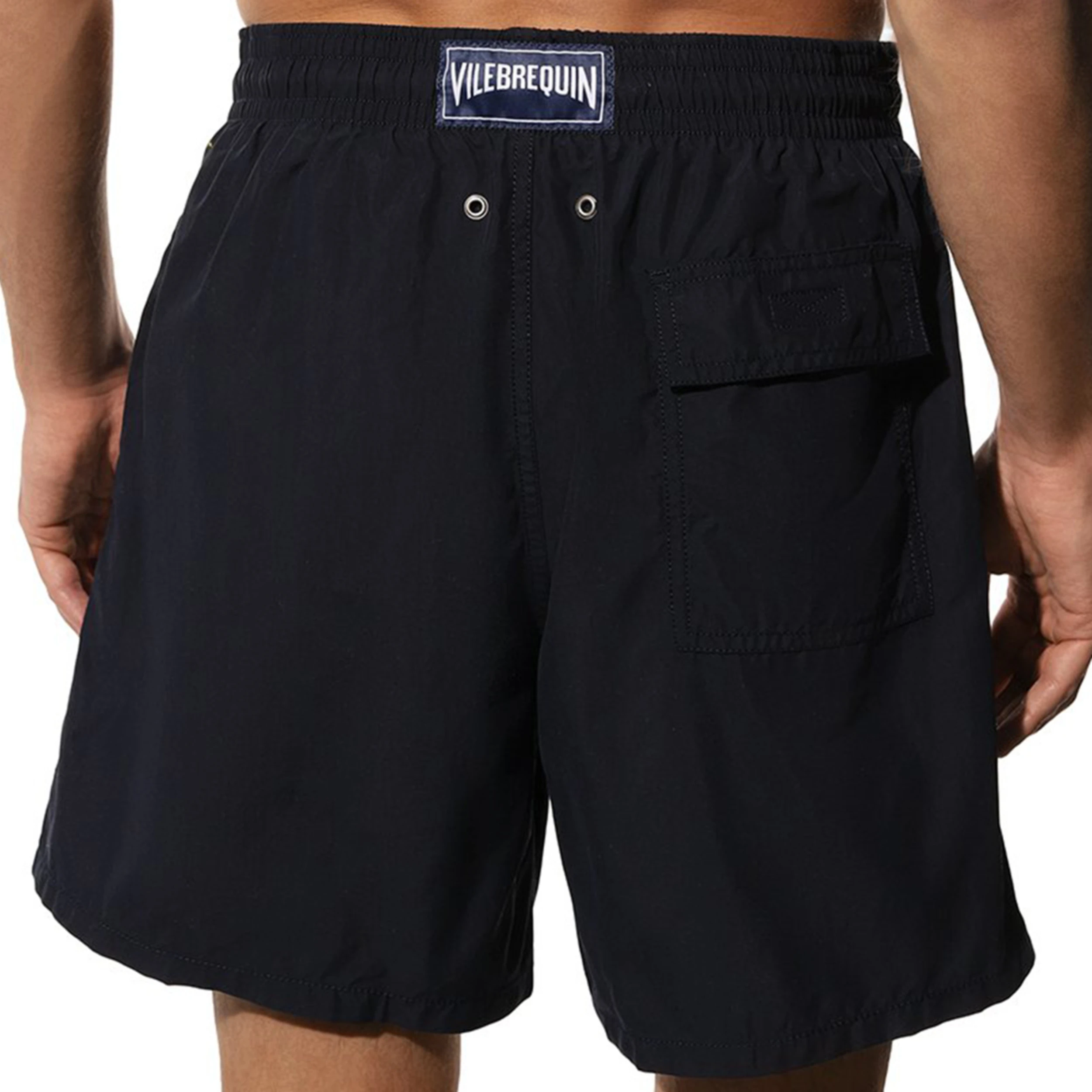 Resim Erkek The Year of The Rabbit Motu Mayo Lacivert MOTC3C22-390 | Vilebrequin