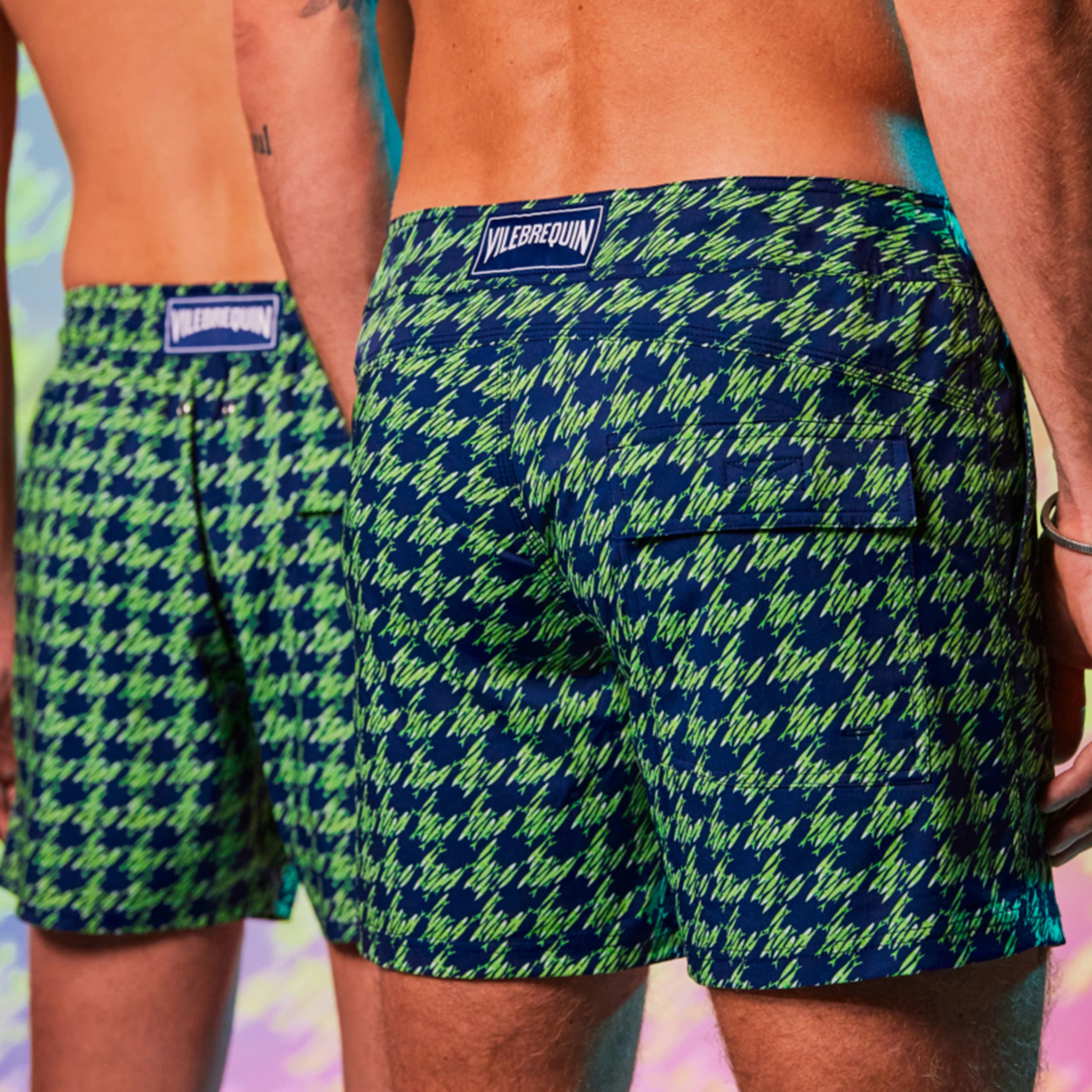 Resim Erkek Fish Foot Merise Mayo Lacivert MSEC3F15-390 | Vilebrequin