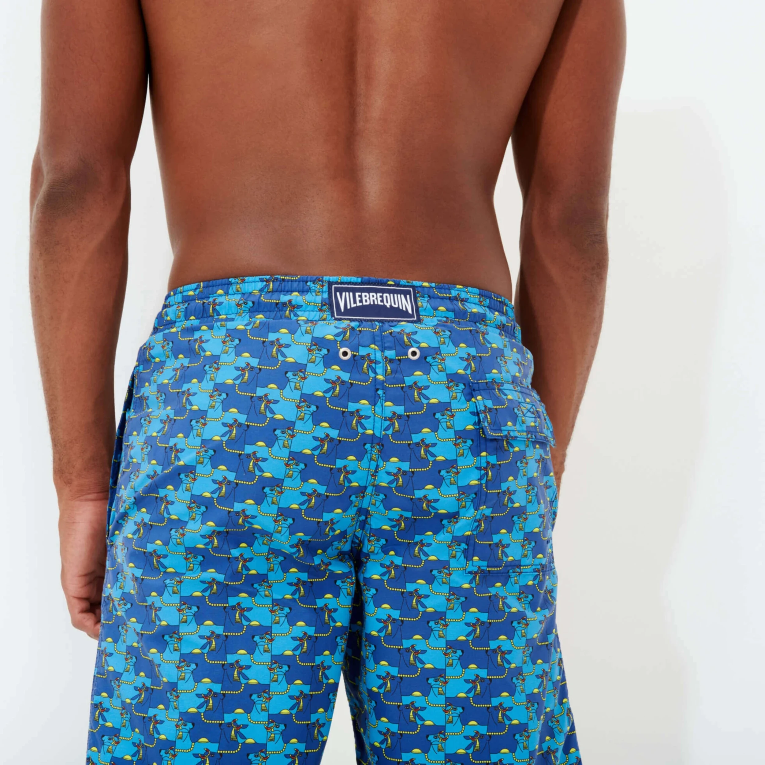 Resim Erkek Okoa Mayo Mavi OKOH0B09-355 | Vilebrequin