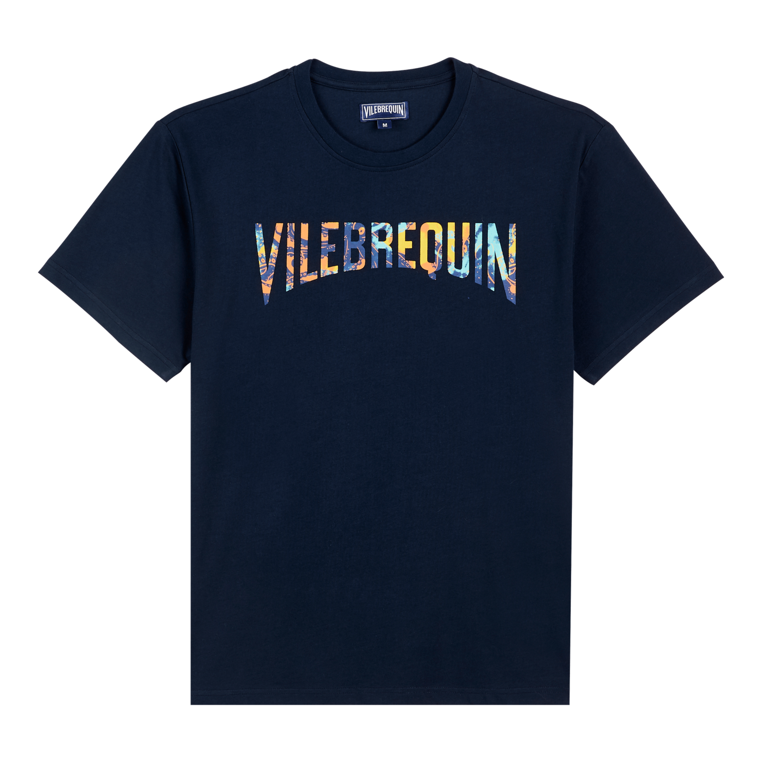 Resim Erkek Tareck Poulpes Tişört Lacivert TRKC4P32-390 | Vilebrequin