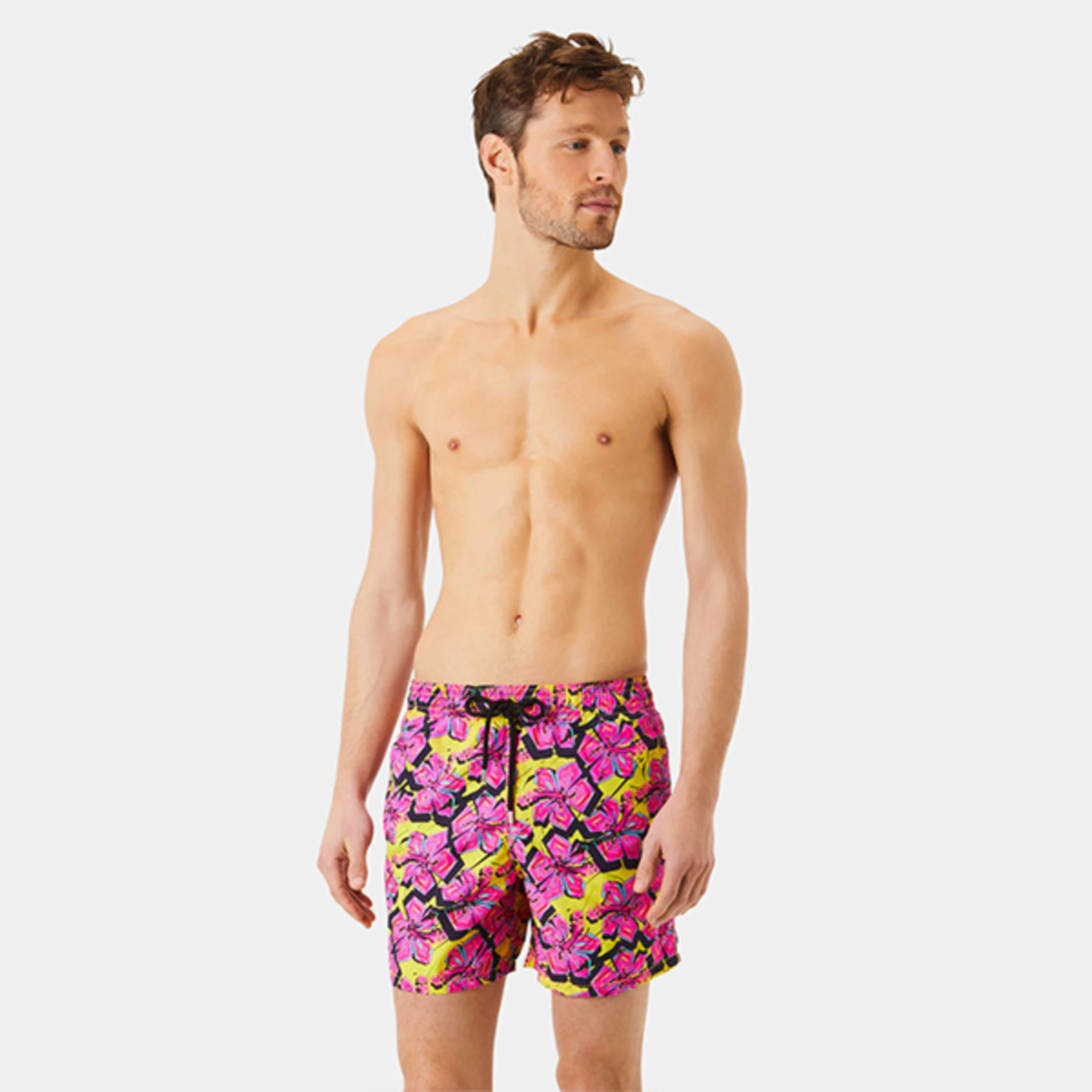 Resim Erkek Crazy Flo Moorea Mayo Sarı MOOU1B85-105 | Vilebrequin