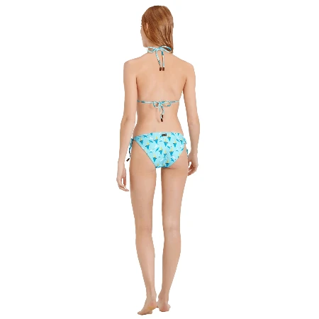 Resim Kadın Flore Bikini Altı Mavi