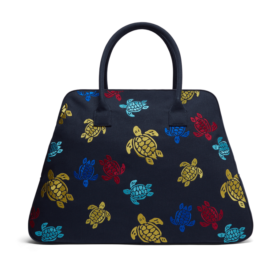 Resim Unisex Multicolor Turtles Dance Brady Çanta