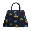 Resim Unisex Multicolor Turtles Dance Brady Çanta