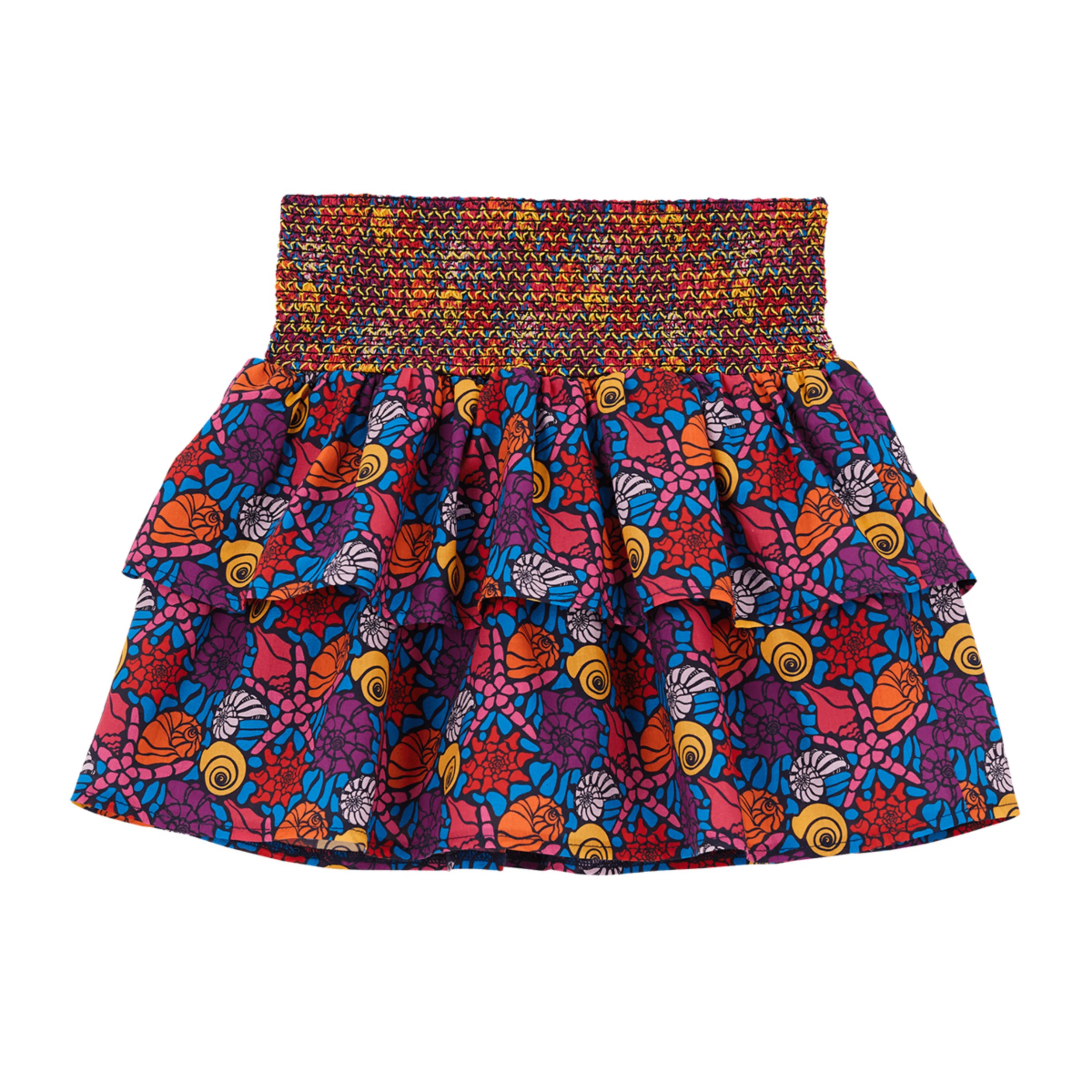 Resim Kız Çocuk Noumea Sea Shells Gallina Etek Lacivert AGAAV227-390 | Vilebrequin