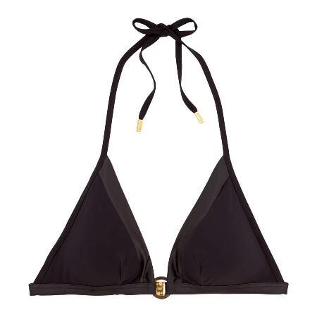 Resim Kadın Flechett Bikini Üstü Siyah
