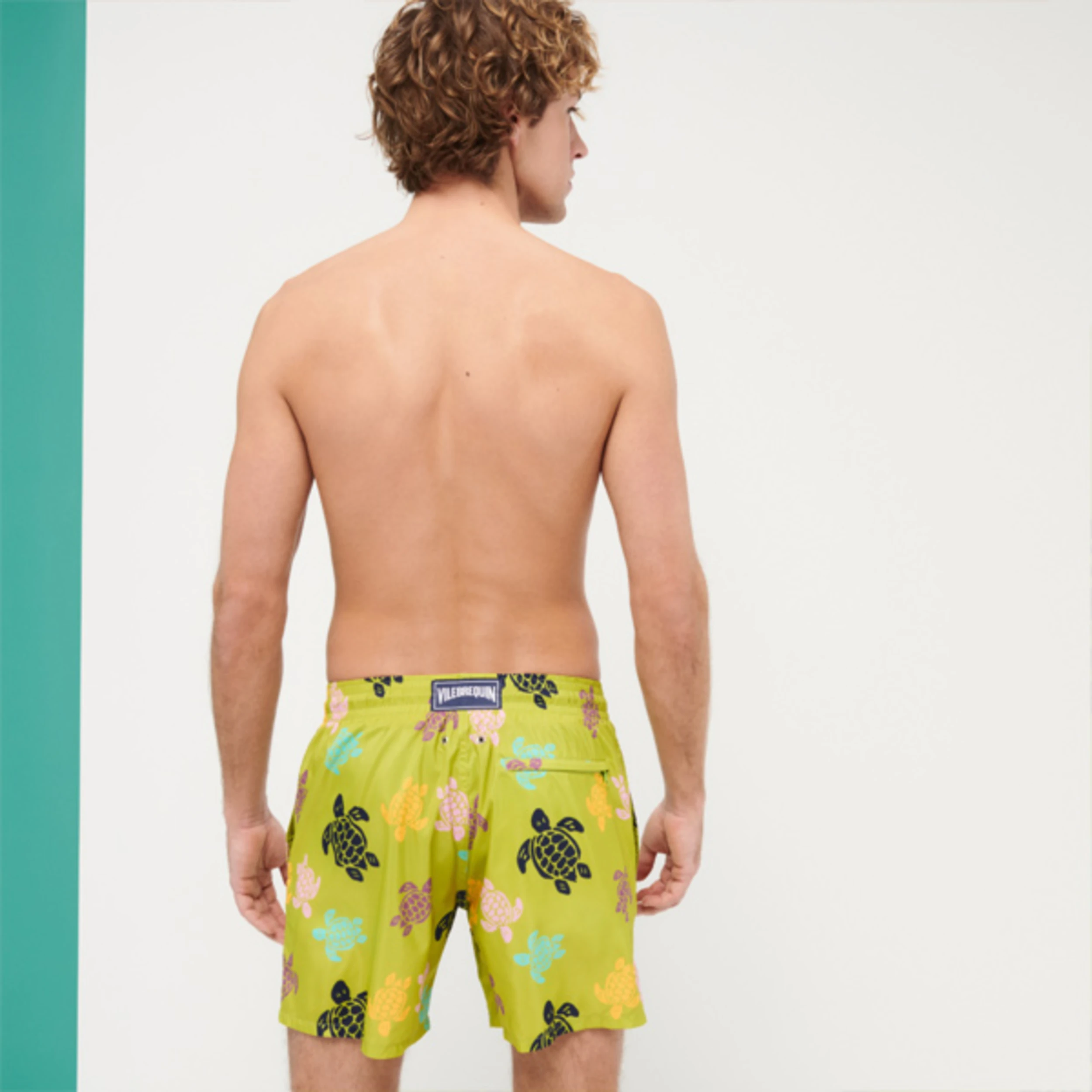 Resim Erkek Ronde Des Tortues Multicolore Mahina Mayo MAHC1J36-419 | Vilebrequin