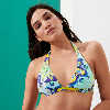 Resim Kadın Kaleidoscope Fleche Bikini Üstü Mavi