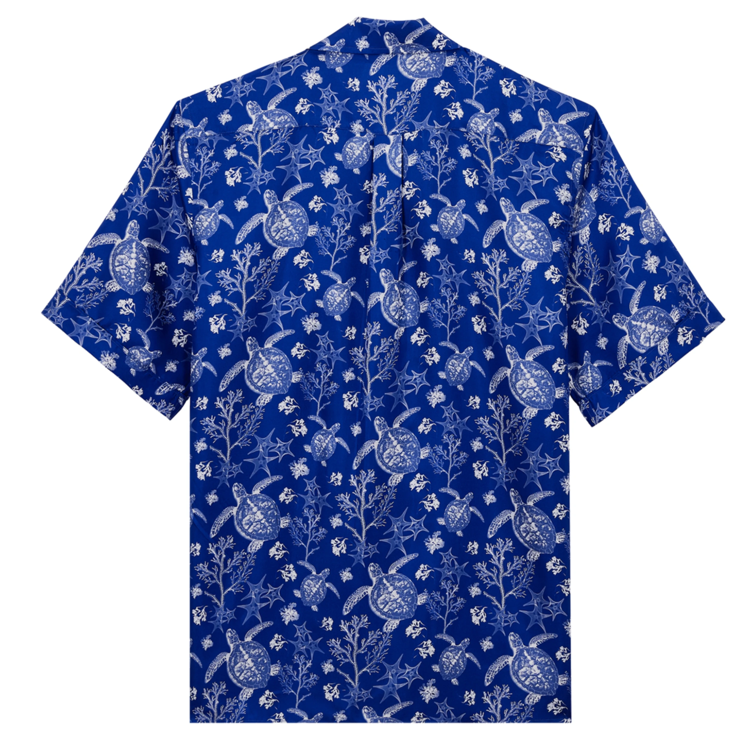 Resim Erkek X-Ray Turtles Charli Gömlek Mavi HARCW227-613 | Vilebrequin