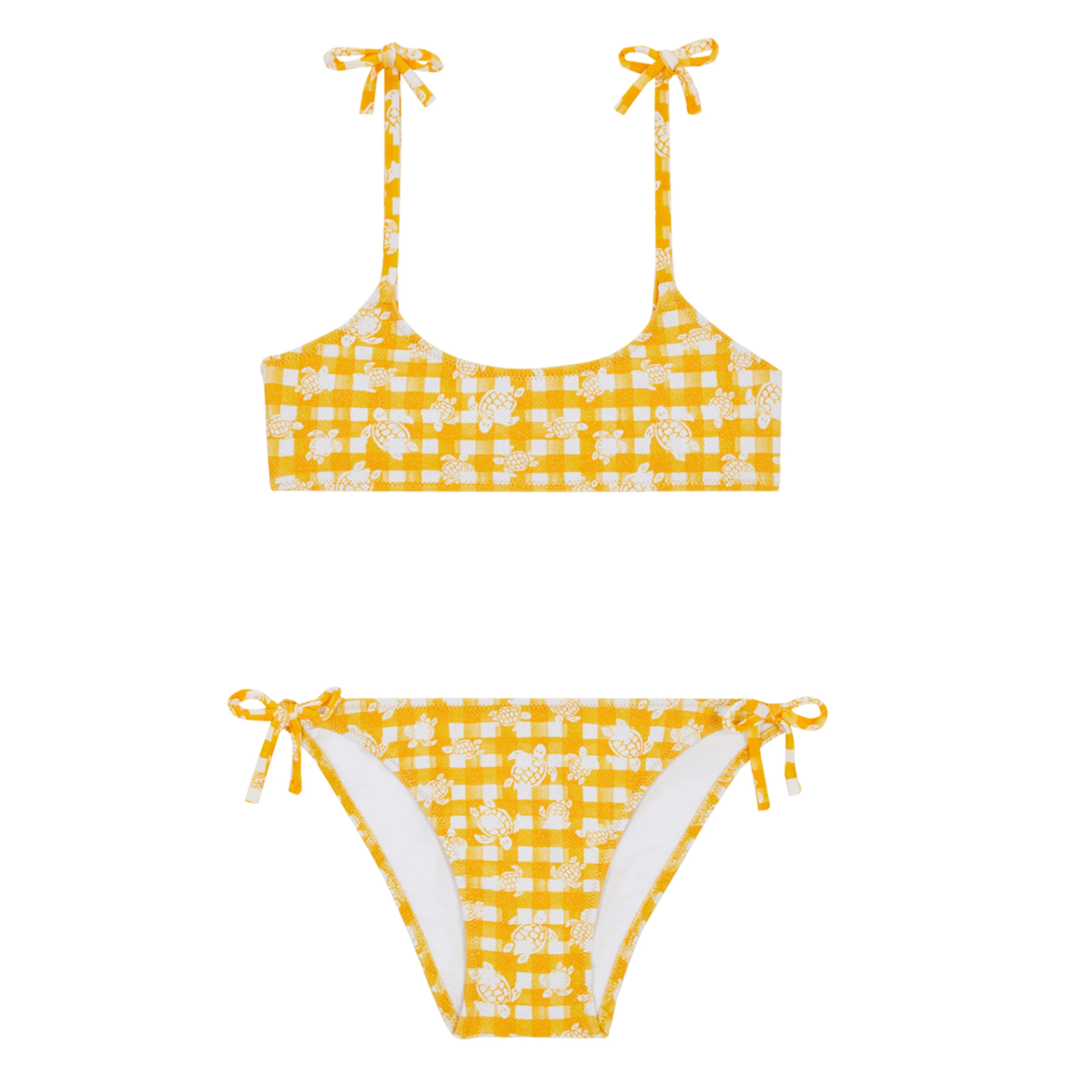 Resim Kız Çocuk Turtle Vichy Gwendy Bikini GWDCH160-188 | Vilebrequin