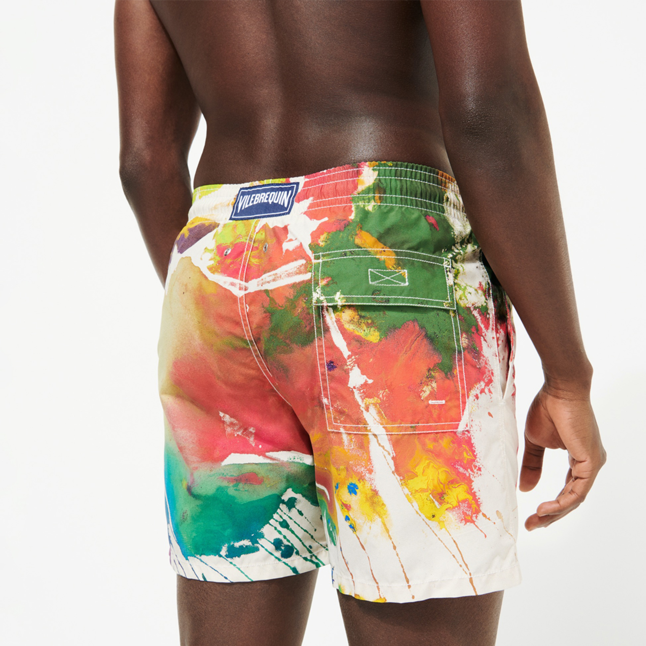 Resim Erkek Gra - Vilebrequin x John M Armleder Moorea Mayo Çok Renkli MOOH2B11-987 | Vilebrequin