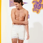 Resim Erkek 1972 Stripes Bahin Bermuda Bej