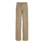 Resim Erkek Pacha Keten Pantolon Bej
