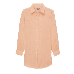 Resim Kadın Fragance Keten Gömlek Pembe