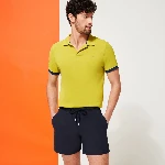 Resim Erkek Solid Moorea Mayo Siyah