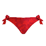 Resim Kadın Flower Power Flamme Bikini Altı Kırmızı