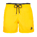 Resim Erkek Solid Bicolore Moka Mayo Sarı