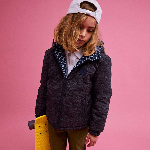 Resim Çocuk Solid Capson Şapka Beyaz