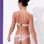 Picture of Kadın Rainbow Flowers Fraz Bikini Altı Mor