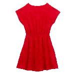 Resim Kız Çocuk Golden Havlu Elbise Kırmızı