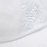 Resim Çocuk Solid Capson Şapka Beyaz