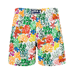 Resim Erkek Moorea Fonds Marins Multicolores Mayo Beyaz