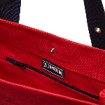 Resim Unisex Bagsu Plaj Çantası Kırmızı