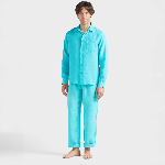 Resim Erkek Caroubis Keten Gömlek Yeşil