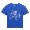 Resim Erkek Çocuk Poulpes Gabin Tişört Mavi