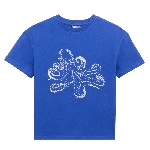 Resim Erkek Çocuk Poulpes Gabin Tişört Mavi