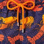 Resim Erkek Homards et Coraux Moorea Mayo Lacivert