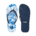 Resim Kadın Tahiti Flowers Coppa Terlik Beyaz