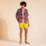 Resim Erkek Solid Moorea Mayo Sarı