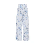 Resim Kadın Medusa and Shells Line Pantolon Beyaz