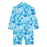 Resim Çocuk Tahiti Flowers Guppy UV Korumalı Tişört Beyaz