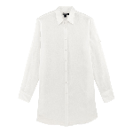 Resim Kadın Fragance Keten Gömlek Beyaz