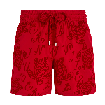 Resim Erkek Ribbons Flock Mahina Mayo Kırmızı