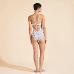 Resim Kadın Rainbow Birds Laure Mayo Beyaz