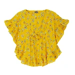 Resim Kız Çocuk Vendome Turtles Granita Plaj Giyim Sarı