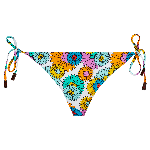 Resim Kadın Marguerites Flore Bikini Altı Beyaz