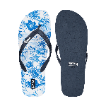 Resim Erkek Tahiti Flowers Copp Terlik Beyaz